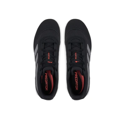Adidas Predator Club M IC core black/grey four/lucid red pánské halové fotbalové kopačky