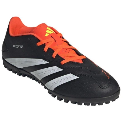 Adidas Predator Club M TF core black/cloud white/solar red pánské fotbalové kopačky turfy