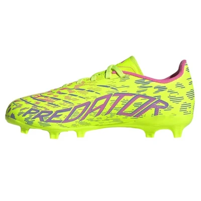 Adidas Predator League Jr FG lucid lemon/blue fusion/lucid pink chlapecké fotbalové kopačky