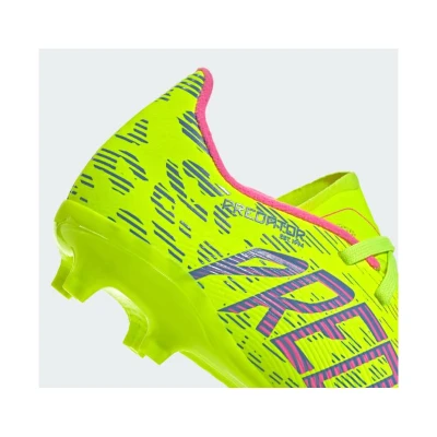 Adidas Predator League Jr FG lucid lemon/blue fusion/lucid pink chlapecké fotbalové kopačky