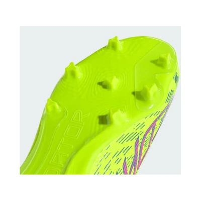 Adidas Predator League Jr FG lucid lemon/blue fusion/lucid pink chlapecké fotbalové kopačky