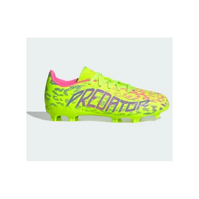 Adidas Predator League Jr FG lucid lemon/blue fusion/lucid pink chlapecké fotbalové kopačky