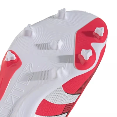 Adidas Predator League Jr FG/MG lucid red/cloud white/core black chlapecké fotbalové kopačky