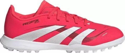 Adidas Predator League Jr lucid red/cloud white/core black chlapecké fotbalové kopačky turfy