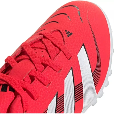 Adidas Predator League Jr lucid red/cloud white/core black chlapecké fotbalové kopačky turfy