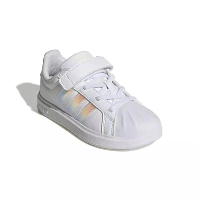 Adidas Streettalk K cloud white/iridescent/core white dívčí tenisky
