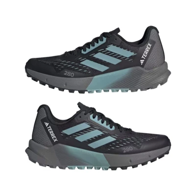 Adidas Terrex Agravic Flow 2.0 core black/dash grey/cloud white dámská běžecká trailová obuv