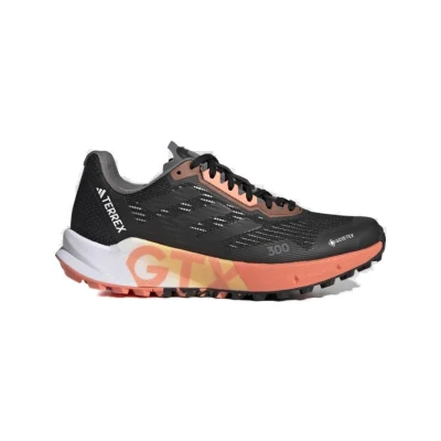 Adidas Terrex Agravic Flow 2.0 GTX core black/core black/coral dámská běžecká trailová obuv