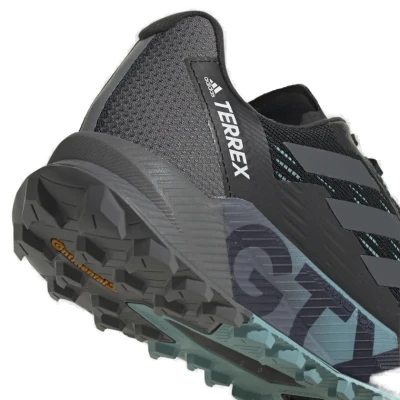 Adidas Terrex Agravic Flow 2.0 GTX core black/grey six/mint ton dámská běžecká trailová obuv