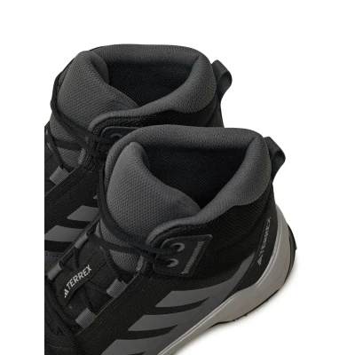 Adidas Terrex AX4R Jr core black/grey four/grey six juniorská kotníková turistická obuv