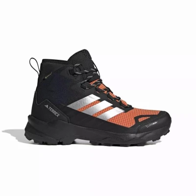 Adidas Terrex Skychaser AX5 Mid GTX Clima M core black/matte silver/semi impact orange pánská kotníková turistická obuv