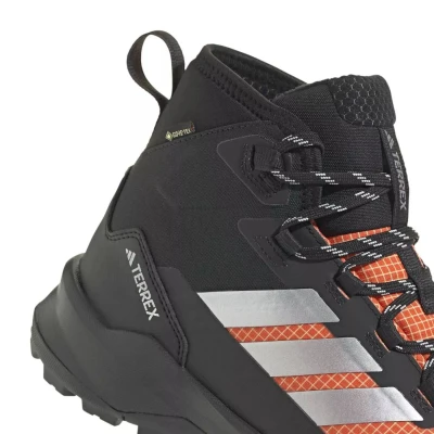 Adidas Terrex Skychaser AX5 Mid GTX Clima M core black/matte silver/semi impact orange pánská kotníková turistická obuv