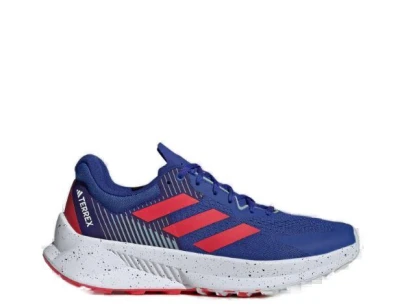 Adidas Terrex Soulstride Flow M dash grey/pure ruby/semi lucid blue pánská běžecká trailová obuv