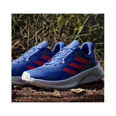 Adidas Terrex Soulstride Flow M dash grey/pure ruby/semi lucid blue pánská běžecká trailová obuv