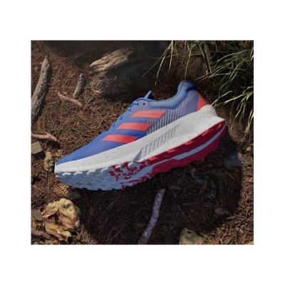 Adidas Terrex Soulstride Flow M dash grey/pure ruby/semi lucid blue pánská běžecká trailová obuv