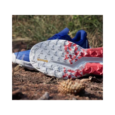 Adidas Terrex Soulstride Flow M dash grey/pure ruby/semi lucid blue pánská běžecká trailová obuv