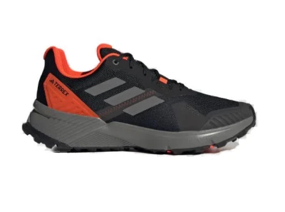 Adidas Terrex Soulstride M core black/grey four/solar red pánská běžecká trailová obuv
