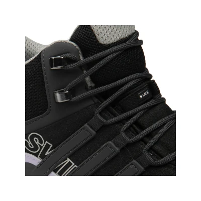 Adidas Terrex Swift R2 Mid GTX Ws core black/solid grey/purple tint dámská kotníková turistická obuv