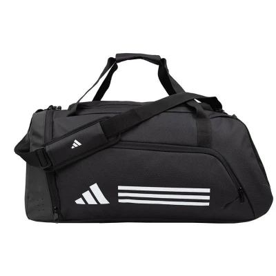 Adidas TR DUFFLE M BLACK/WHITE cestovní taška