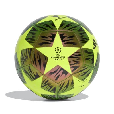 Adidas UCL CLB F BLACK/SYELLO fotbalový míč