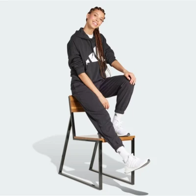 Adidas W BL FT HD BLACK/WHITE dámská mikina