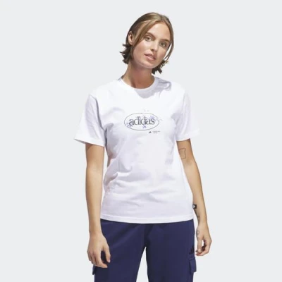 Adidas W ELEM FLRL TEE JI9432 dámské tričko