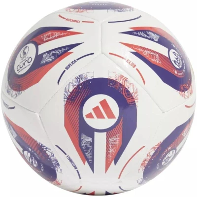 Adidas W EURO25 CLB WHITE/PANTON/PANTON fotbalový míč