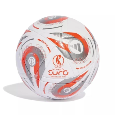 Adidas W EURO25 LGE F WHITE/SILVMT/LUCLEM fotbalový míč