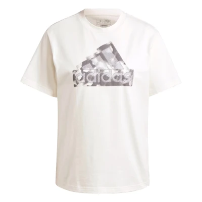 Adidas W FI LOGO T-IW5167-Beige dámské tričko