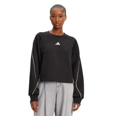 Adidas W STADIUM SWT BLACK/OWHITE dámská mikina