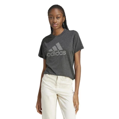 Adidas W WINRS 3.0 TEE-IM2423-black melange/grey three dámské tričko