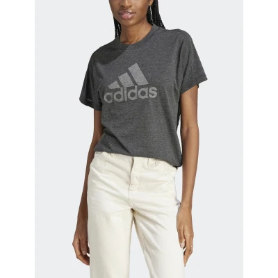Adidas W WINRS 3.0 TEE-IM2423-black melange/grey three dámské tričko
