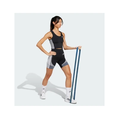 Adidas WE 3S CROP TANK BLACK/WHITE dámské tílko