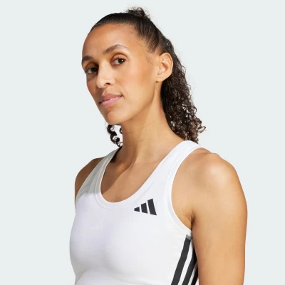 Adidas WE 3S CROP TANK WHITE/BLACK dámské tílko