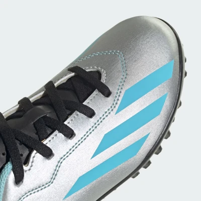 Adidas X CRAZYFAST MESSI 4 SILVMT/BLIBLU/CBLACK_IE4068_tf juniorské fotbalové kopačky