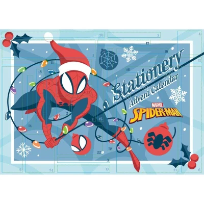 Adventní kalendář Spiderman papírenský školní potřeby Adventní kalendář Spiderman papírenský školní potřeby