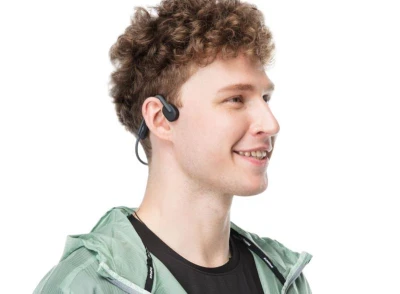 AfterShokz OpenMove šedá bezdrátová sluchátka s kostním přenosem zvuku