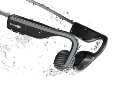 AfterShokz OpenMove šedá bezdrátová sluchátka s kostním přenosem zvuku