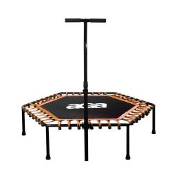 Aga FITNESS Trampolína 130 cm Oranžová + madlo (VÝPRODEJ)