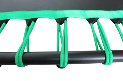 Aga FITNESS Trampolína 130 cm Zelená + madlo