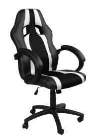Aga Herní židle MR2060 Černo - Bílé Aga Herní židle MR2060 Černo - Bílé