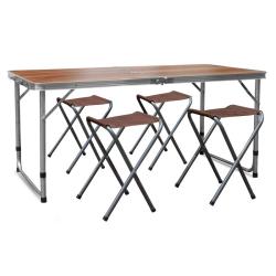 Aga MR4100 Kempingový skládací set Hnědý (VÝPRODEJ) Aga MR4100 Kempingový skládací set Hnědý (VÝPRODEJ)