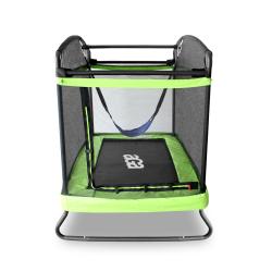 Aga Obdélníková trampolína 122x183 cm - Světle zelená