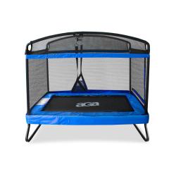 Aga Obdélníková trampolína 122x183 cm - Tmavě modrá