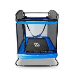 Aga Obdélníková trampolína 122x183 cm - Tmavě modrá