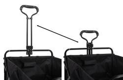 Aga Skládací přepravní vozík MR4611-Černý