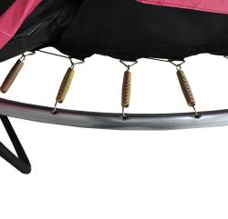 Aga SPORT EXCLUSIVE Trampolína 250 cm Růžová + ochranná síť + žebřík