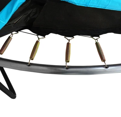 Aga SPORT EXCLUSIVE Trampolína 250 cm světle modrá + ochranná síť + žebřík