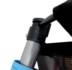 Aga SPORT EXCLUSIVE Trampolína 250 cm světle modrá + ochranná síť + žebřík