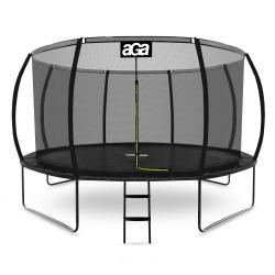 Aga SPORT EXCLUSIVE Trampolína 366 cm Černá + ochranná síť + žebřík Aga SPORT EXCLUSIVE Trampolína 366 cm Černá + ochranná síť + žebřík
